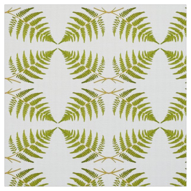 Abstract leaves pattern fabric (Swatch)