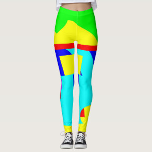 Abstract Leggings