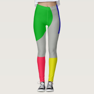 Abstract Leggings