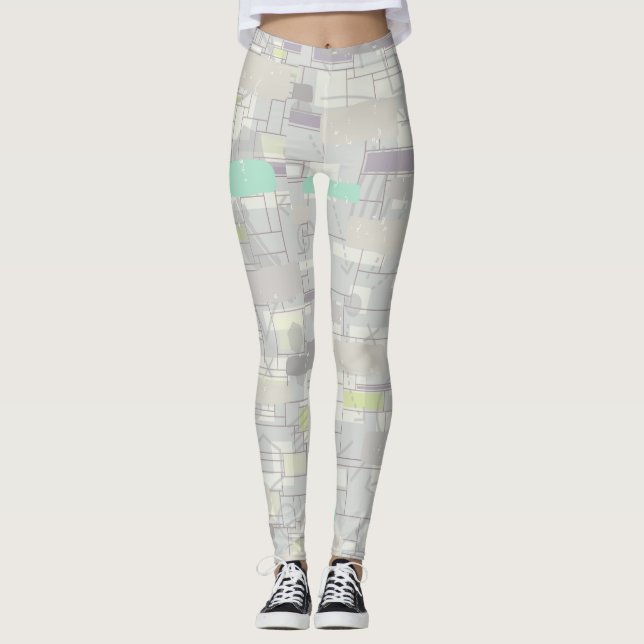 Abstract  leggings (Front)