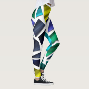 Abstract Leggings