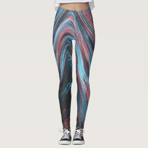 Abstract Leggings
