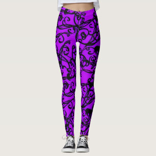 Abstract Leggings