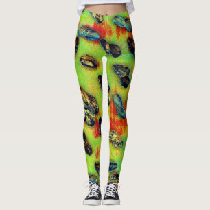 Abstract Leggings