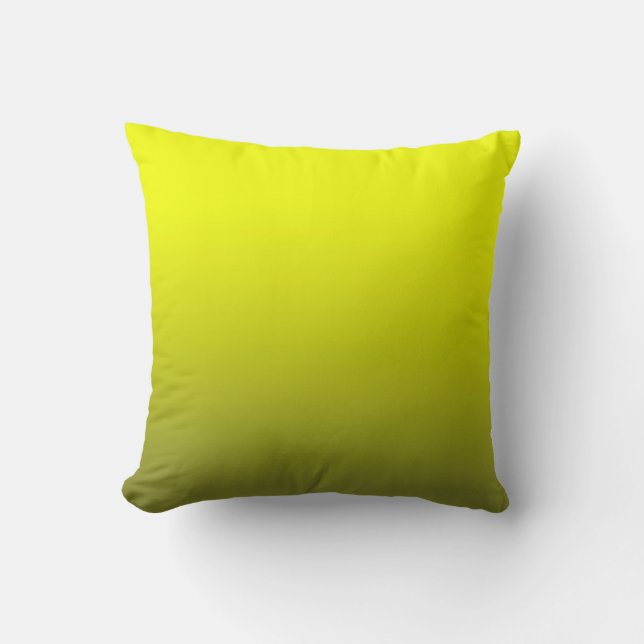 Abstract lemon bright contrast pure colour trend m cushion (Front)