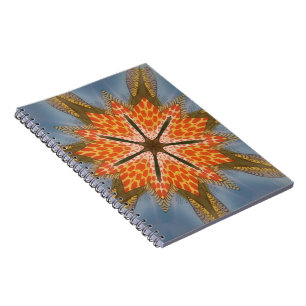 Abstract Leopard Pattern: A Kaleidoscope Effect Notebook