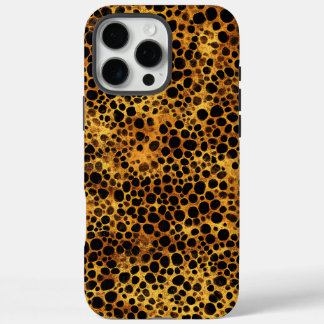 Abstract Leopard Print Pattern iPhone 16 Pro Max Case