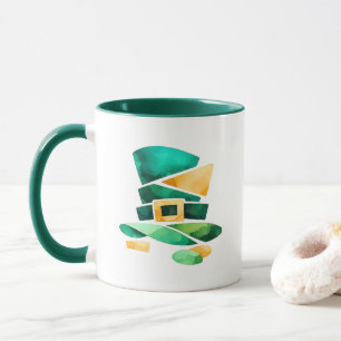Abstract Leprechaun Hat St. Patrick's Day Mug