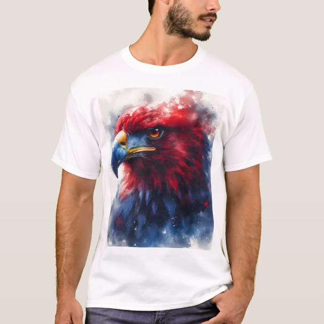 Abstract liberty eagle  T-Shirt (Front)