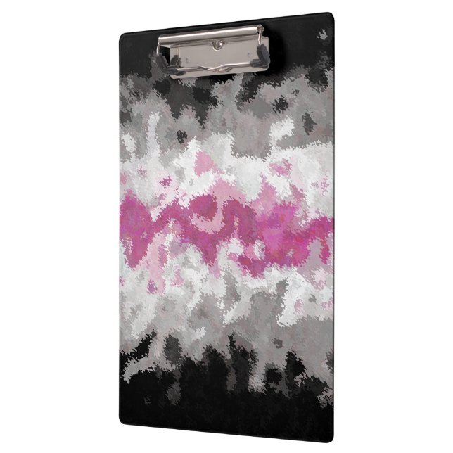 Abstract Librafeminine   Pride Flag Clipboard (Left)