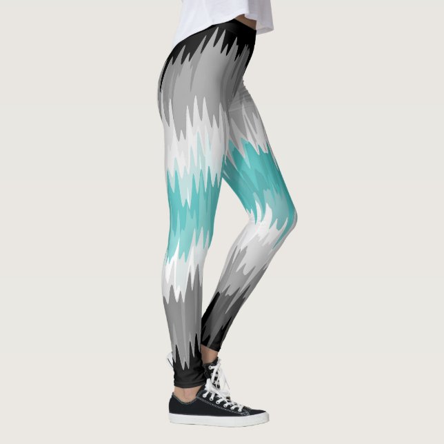 Abstract LIbramasculine  Pride Flag Leggings (Right)