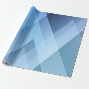 Abstract light background. Blue triangle pattern. Wrapping Paper