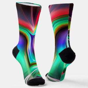 Abstract Light Dance Socks