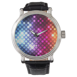 Abstract Light Dots Watch