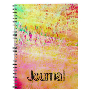 Abstract Light Painting Art Journal Notebook