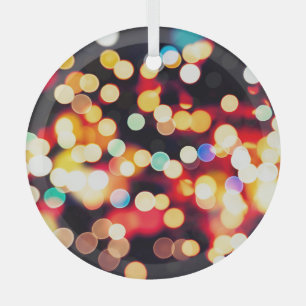 Abstract Light: Simple Texture Background Glass Tree Decoration