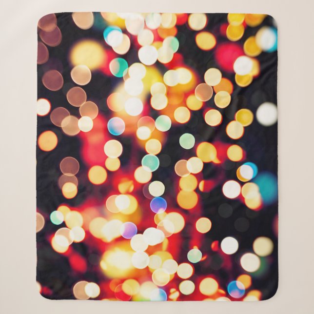 Abstract Light: Simple Texture Background Sherpa Blanket (Front)