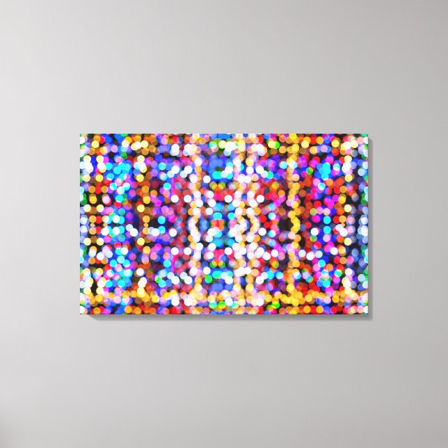 Abstract Lights Canvas Print (Front)