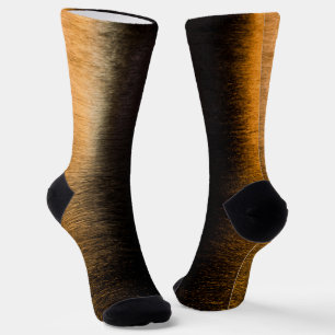 Abstract lights sea shiny bronzed reflection socks