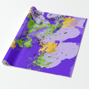 Abstract LILE art wallpaper Wrapping Paper