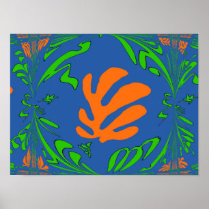 Abstract Lilly Poster
