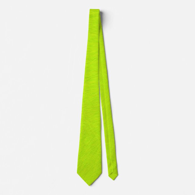 Abstract Lime Green Tie (Front)