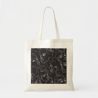 Abstract Line Art Womens Tote Bag