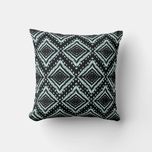 Abstract Line, Beautiful, Ikat seamless pattern, B Cushion