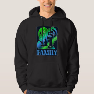 Abstract Line Face Aesthetic For Family Hoodie
