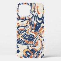 Abstract line geo, topographical seamless pattern.