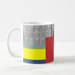 Abstract lines and Rectangles  Coffee Mug