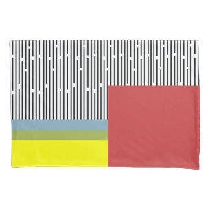 Abstract lines and Rectangles  Pillowcase
