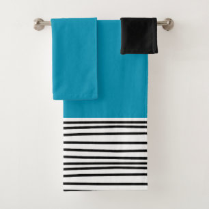 Abstract Lines  Bath Towel Set