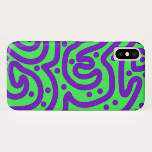 Abstract lines iPhone x case