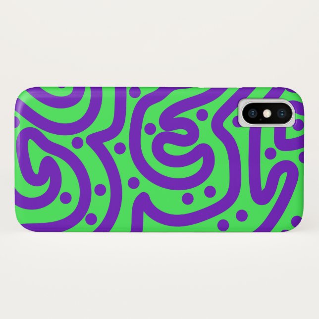 Abstract lines Case-Mate iPhone case (Back (Horizontal))