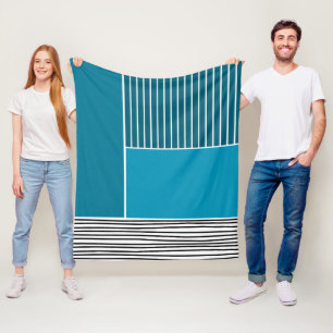 Abstract Lines  Fleece Blanket