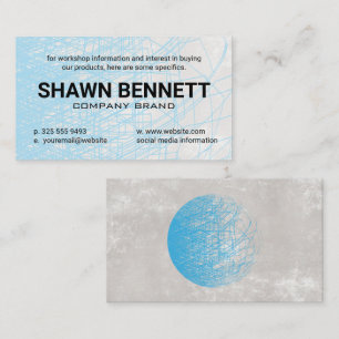 Abstract Lines Global Design Business Card