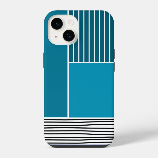 Abstract Lines  iPhone Case (Back)