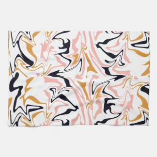 Abstract lines modern  tea towel