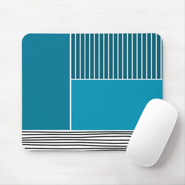 Abstract Lines  Mouse Mat (With Mouse)