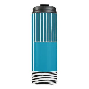 Abstract Lines Thermal Tumbler