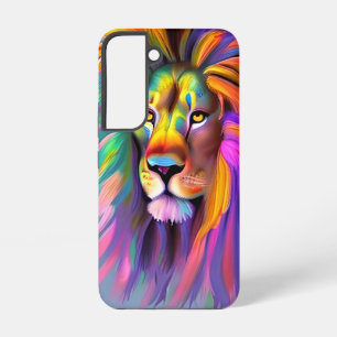 Abstract Lion Face Mystical Fantasy Art Samsung Galaxy Case
