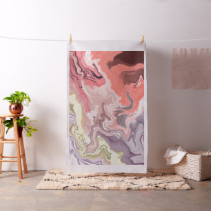 Abstract Liquid Acrylic Painting Fabric – Colourfu