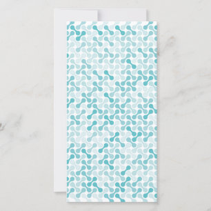 Abstract Liquid Fluid Graphic Art Holiday Card