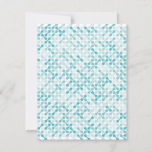 Abstract Liquid Fluid Graphic Art Thank You Card