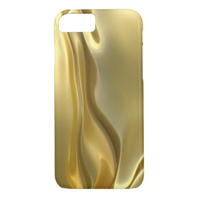 abstract liquid gold satin Case-Mate iPhone case (Back)