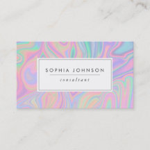 Abstract Liquid Iridescent  Pastel Colour