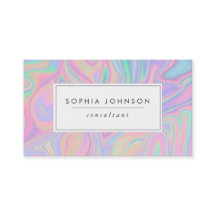 Abstract Liquid Iridescent Purple Pastel Colour