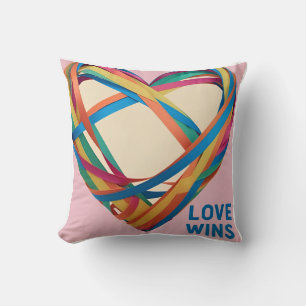 Abstract Liquid Love: LGBTQ+ Wins Cushion