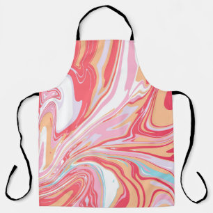 Abstract liquid marble or epoxy trending backgroun apron